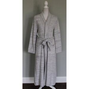 THE VERMONT COUNTRY STORE Teddy Bear Fleece Wrap Robe Long Spa Bath, Size M